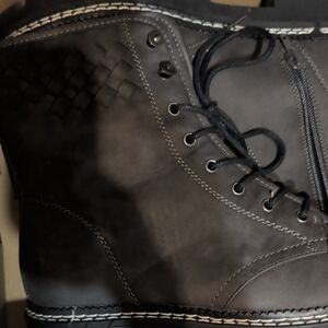 XOXO Dark Gray Leather Boots